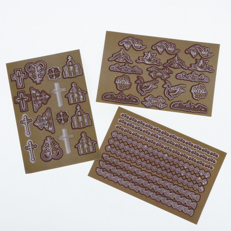 Ronis Stickers Die Cut For Easter Eggs 8.5x13cm 1pk 3 Asstd