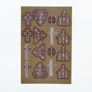 Ronis Stickers Die Cut For Easter Eggs 8.5x13cm 1pk 3 Asstd