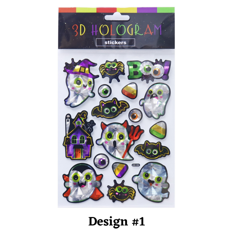 Halloween 3D Hologram Stickers 24cm