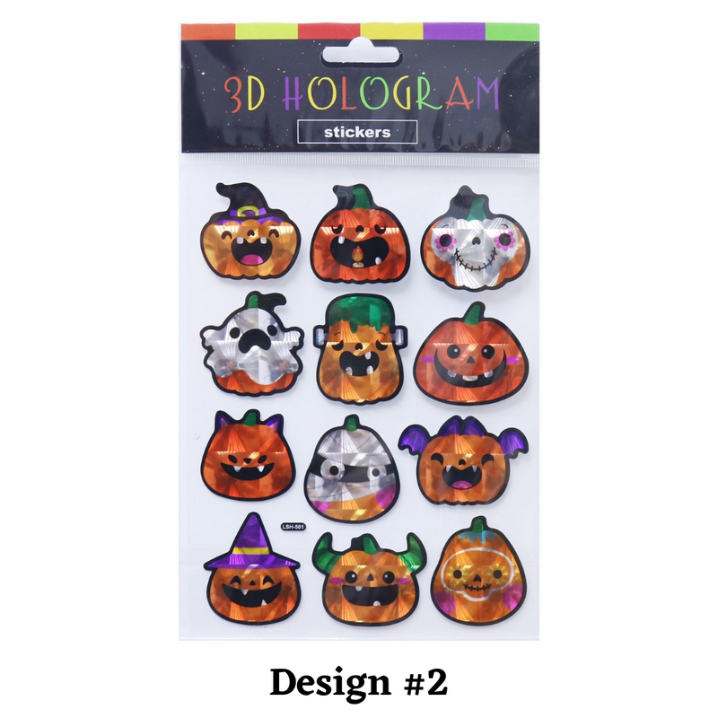 Halloween 3D Hologram Stickers 24cm