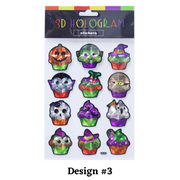 Halloween 3D Hologram Stickers 24cm