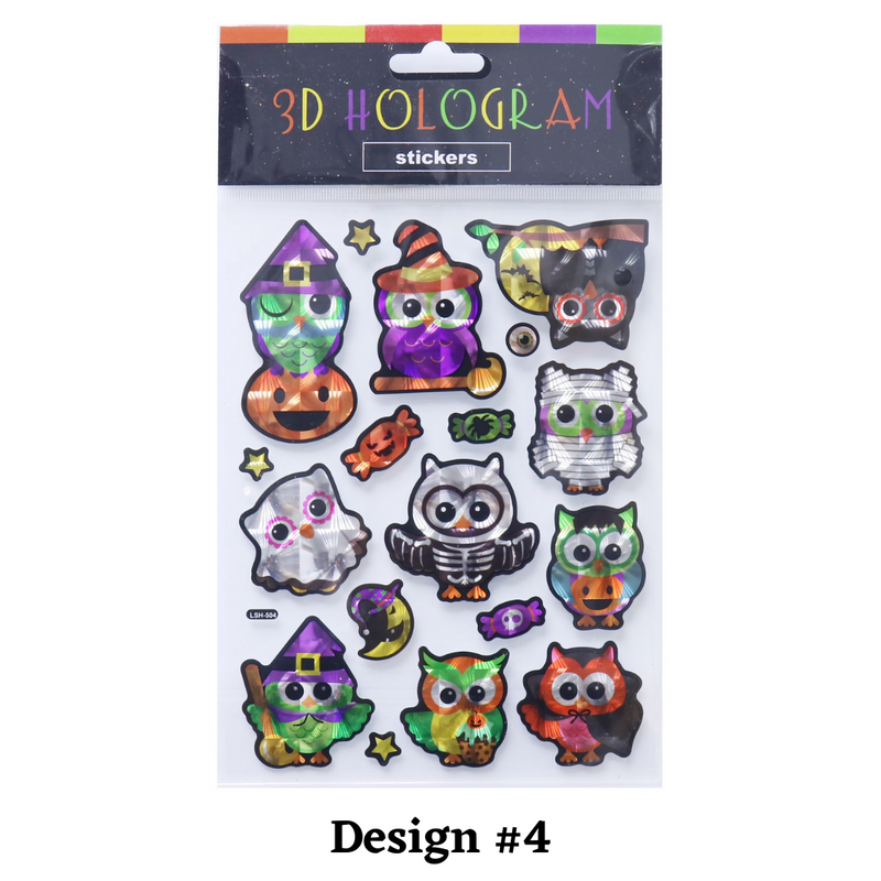 Halloween 3D Hologram Stickers 24cm