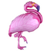 Ronis Super Shape Foil Balloon Flamingo Beach P35