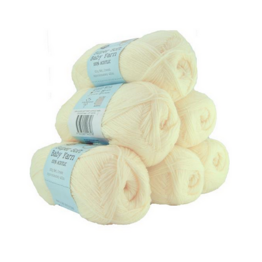 Ronis Super Soft Baby Acryl Yarn 03 4ply 420m Cream