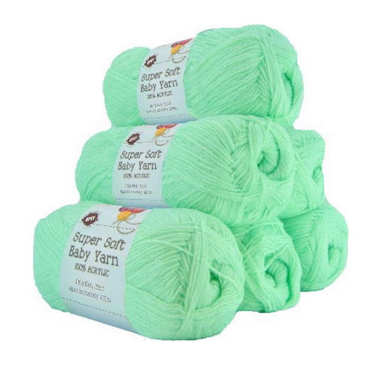 Ronis Super Soft Baby Acryl Yarn 05 4ply 420m Mint