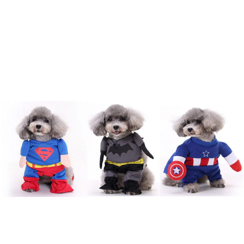 Ronis Superhero Pets Costume 3 Asstd