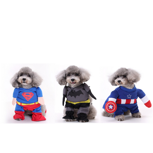Ronis Superhero Pets Costume 3 Asstd