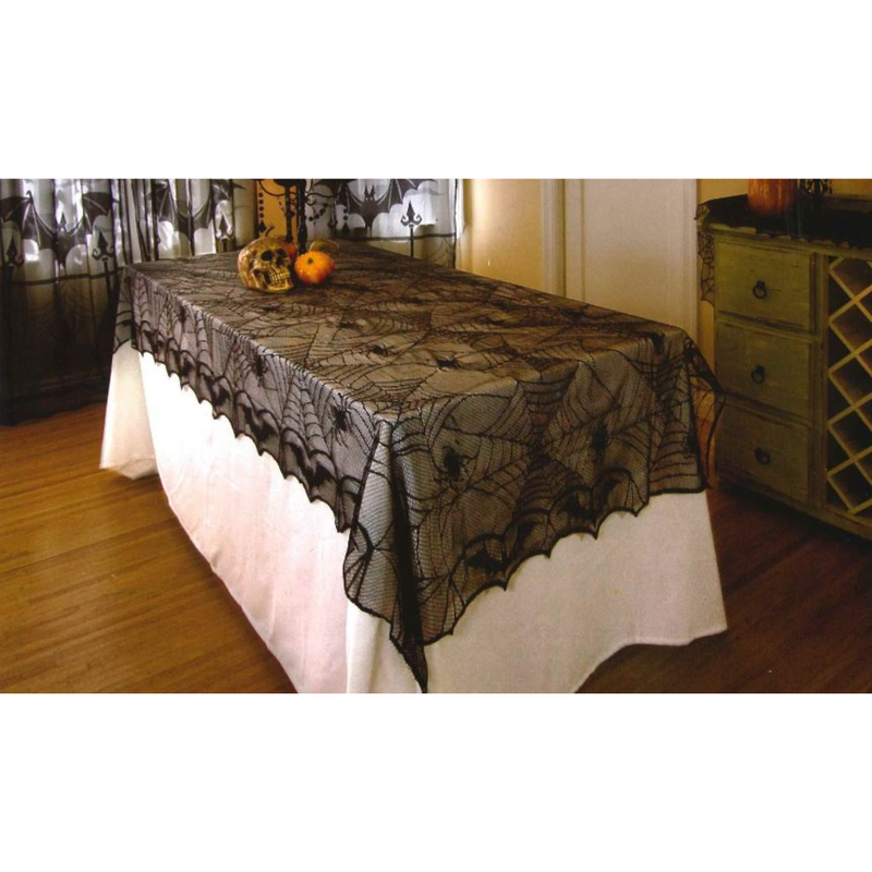 Ronis Table Cover Lace Spiderweb 1.2 x 2.4m