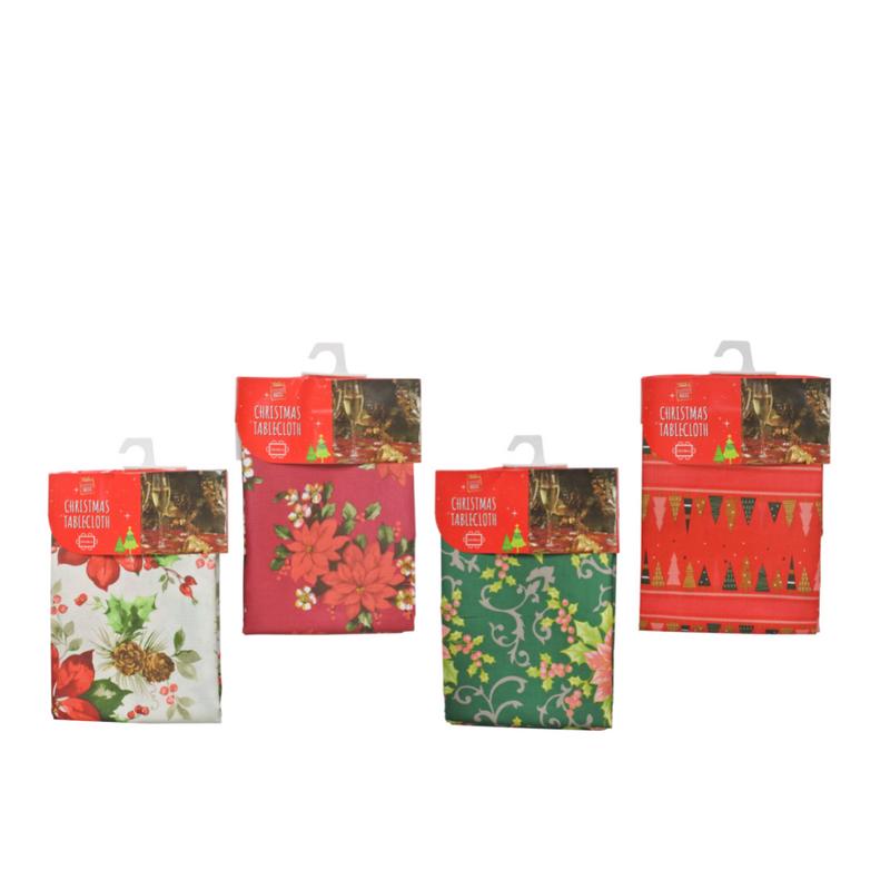 Ronis Tablecloth Christmas Prints 132x228cm Assorted