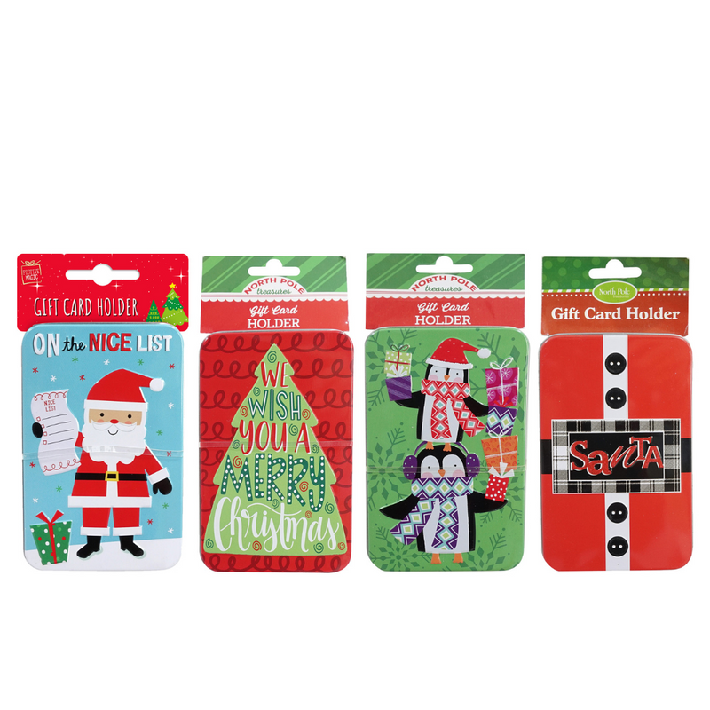 Ronis Tin Giftcard 8x12.5cm 3 Asstd