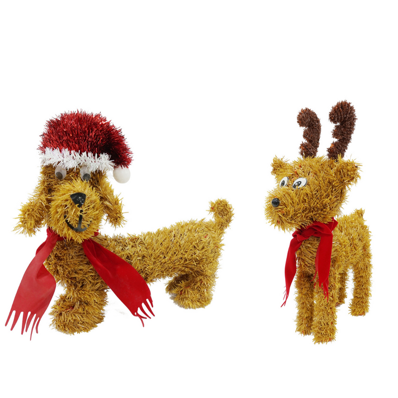 Ronis Tinsel Decor with Scarf Assorted