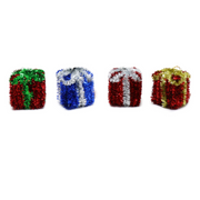 Ronis Tinsel Hanging Present 6cm Assorted