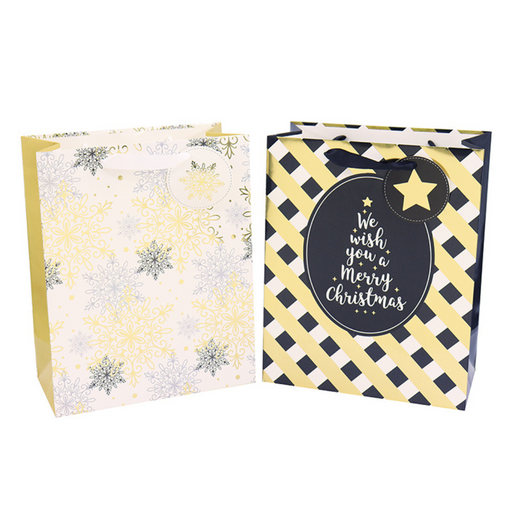 Ronis Traditional Hot Stamping Gift Bag XL 2pk