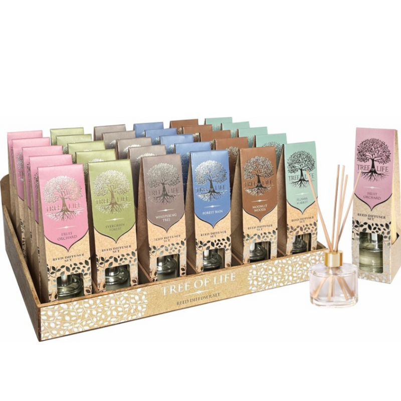 Ronis Tree of Life Reed Diffuser 50ml Assorted