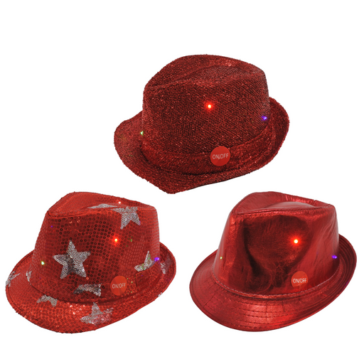 Ronis Tribly Light Up Hat Red 3 Asstd