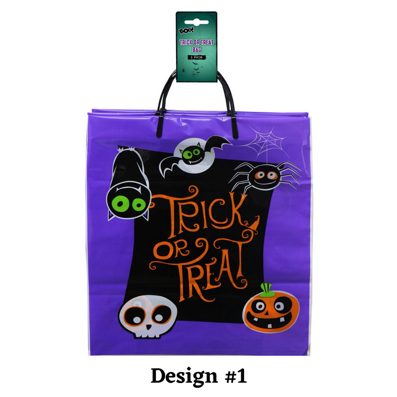 Ronis Trick Or Treat Bags 3pk 4 Asstd