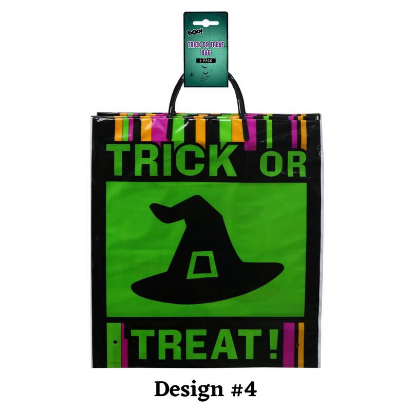 Ronis Trick Or Treat Bags 3pk 4 Asstd