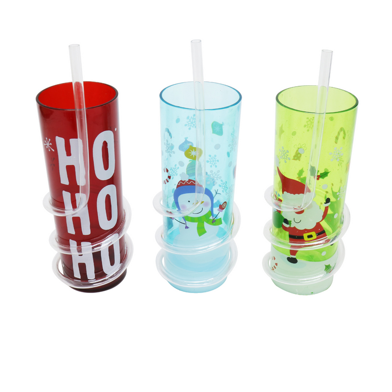 Tumbler with Spiral Straw 400mL