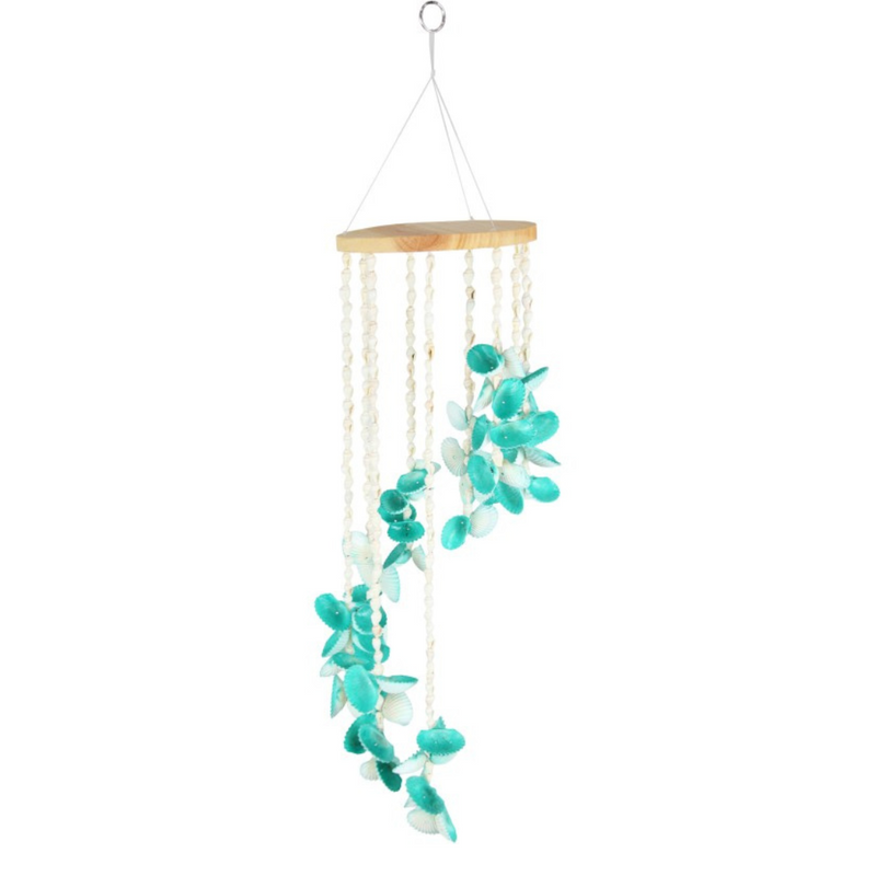 Ronis Turquoise Shell Spiral Hanger