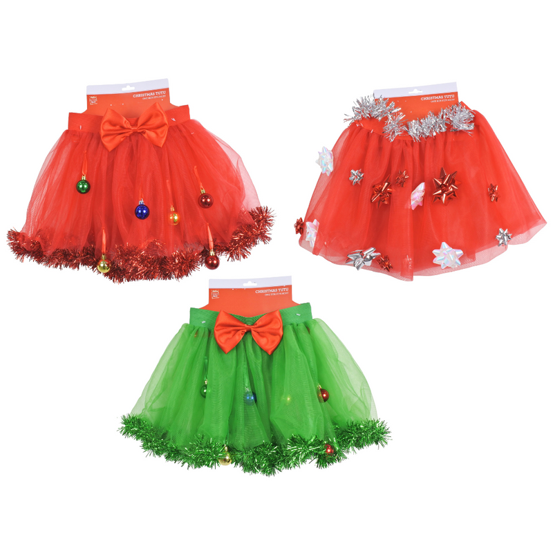 Ronis Tutu Tinsel and Bells Girls 3 Asstd