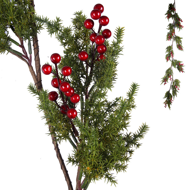 Christmas Garlandâ„¢ Garland With Berries (152cm)