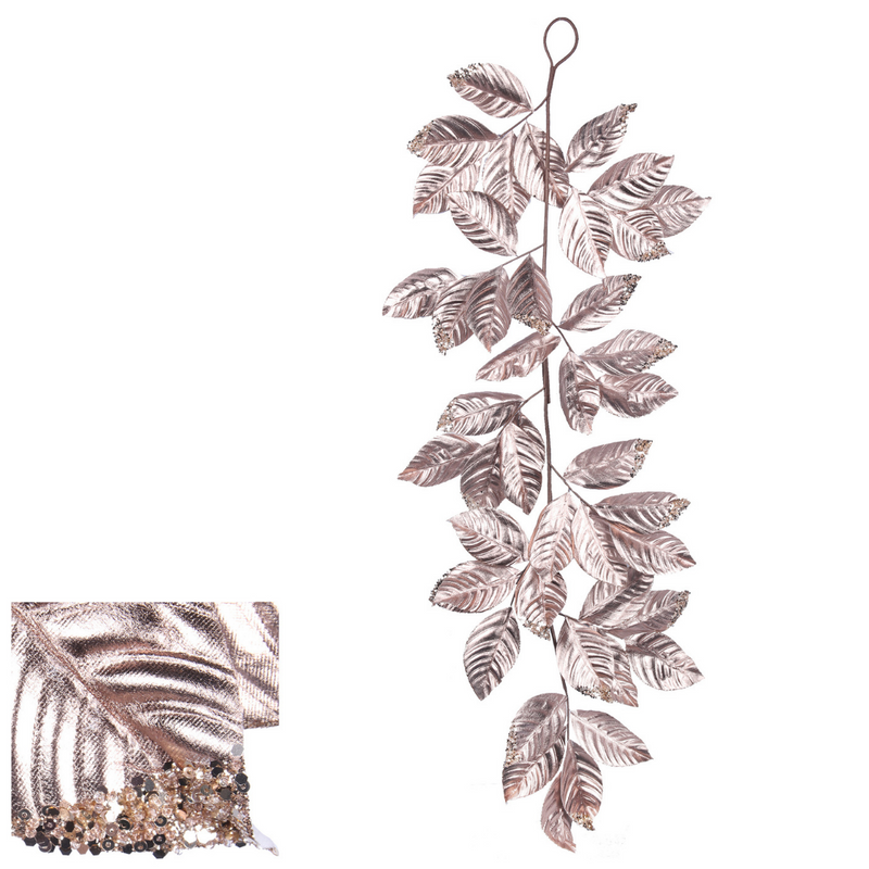 Taupe Metallic Garland 120cm