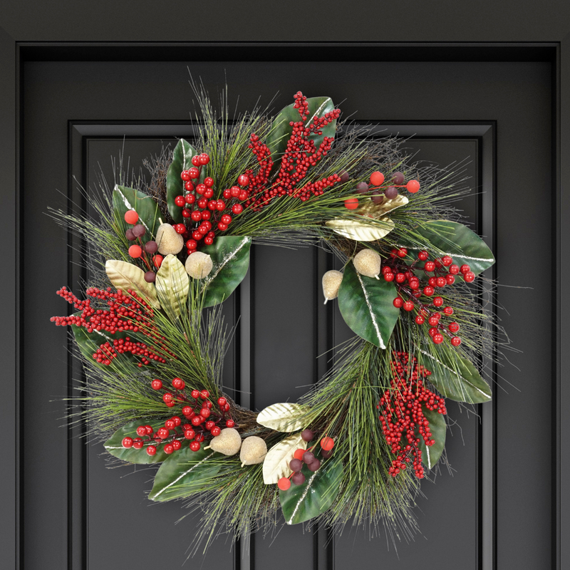 Luxury Wreath Pear/Berry (60cm)