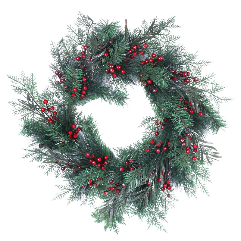 Pine & Berry Wreath 55cm