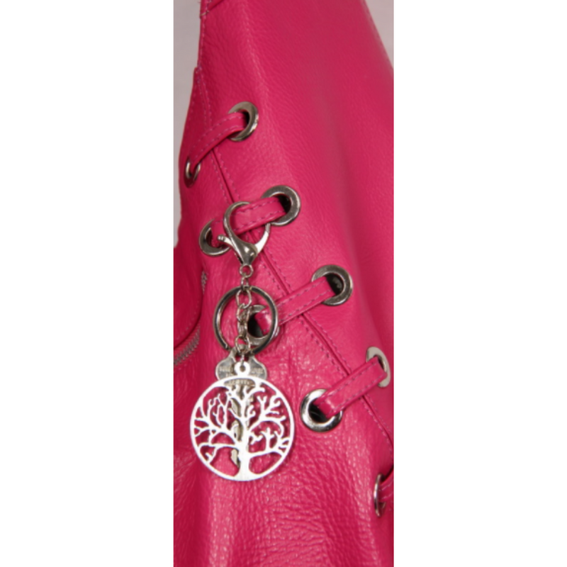 METAL TREE OF LIFE BAG CLIP & K/RING