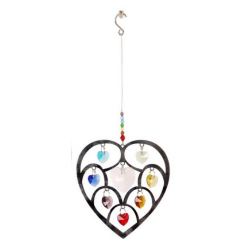 Chakra Rainbow Heart Sun Ca 22Cm
