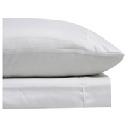 Bed Linen™ QB White Bamboo Blend Sheet (90GSM) – thumbnail
