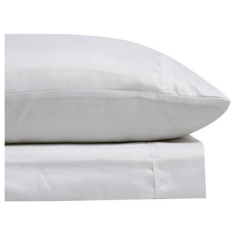 Bed Linen™ QB White Bamboo Blend Sheet (90GSM)