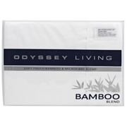 Bed Linen™ QB White Bamboo Blend Sheet (90GSM) – thumbnail