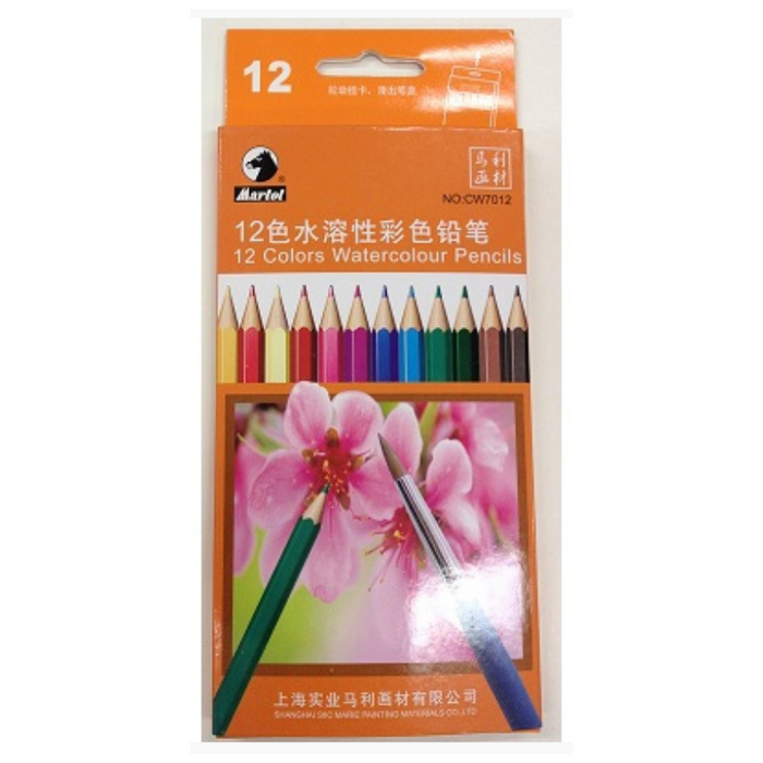Watercolour Pencils 12 Colours