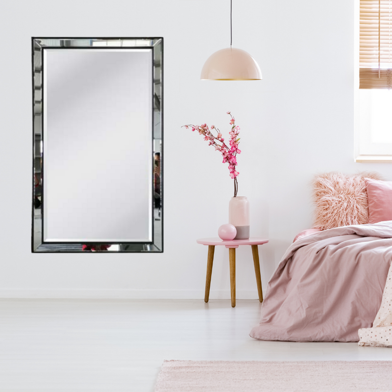 Wall Mirror Natalia Mirror Black 160x90cm