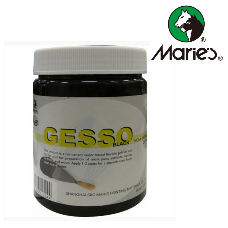 Maries Black Gesso 500ml