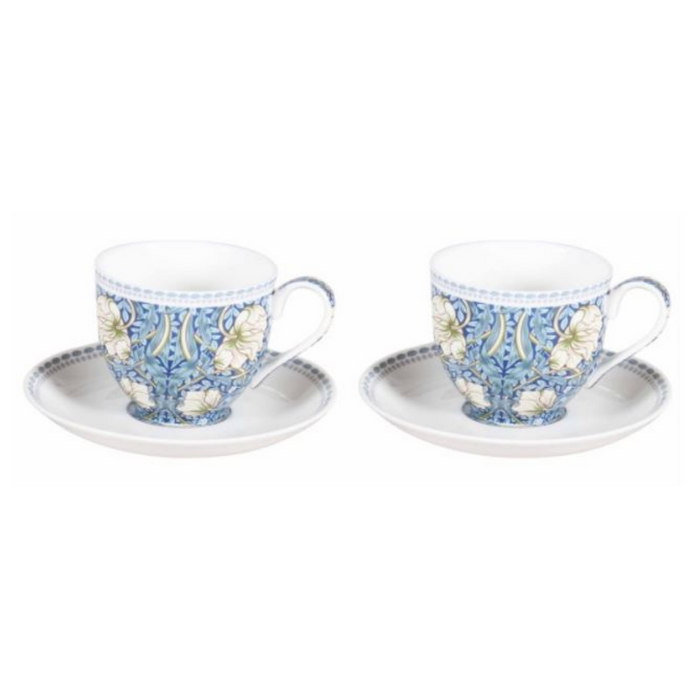 Lovely Cup™ William Morris Cup Set Blue 2pc 270ml