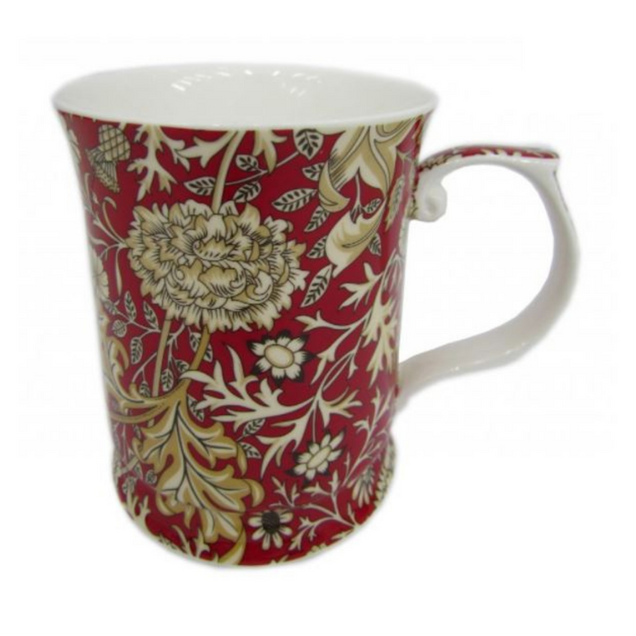 Lovely Mug™ William Morris Flowers Mug Red 415ml