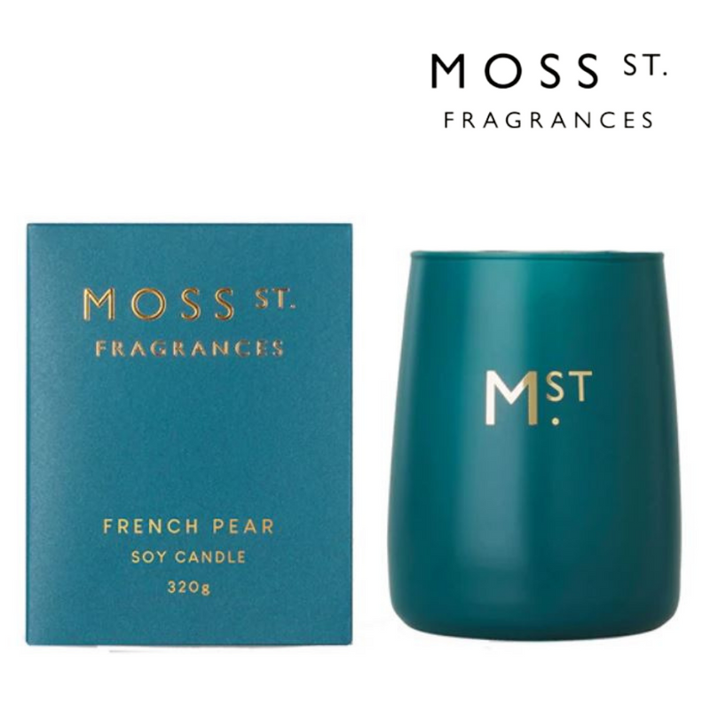 Moss St French Pear - Large Soy Candle 370g
