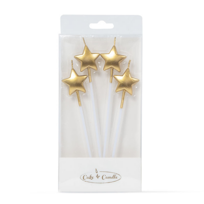 Candle Picks Star Candle Picks Gold 4 Pack