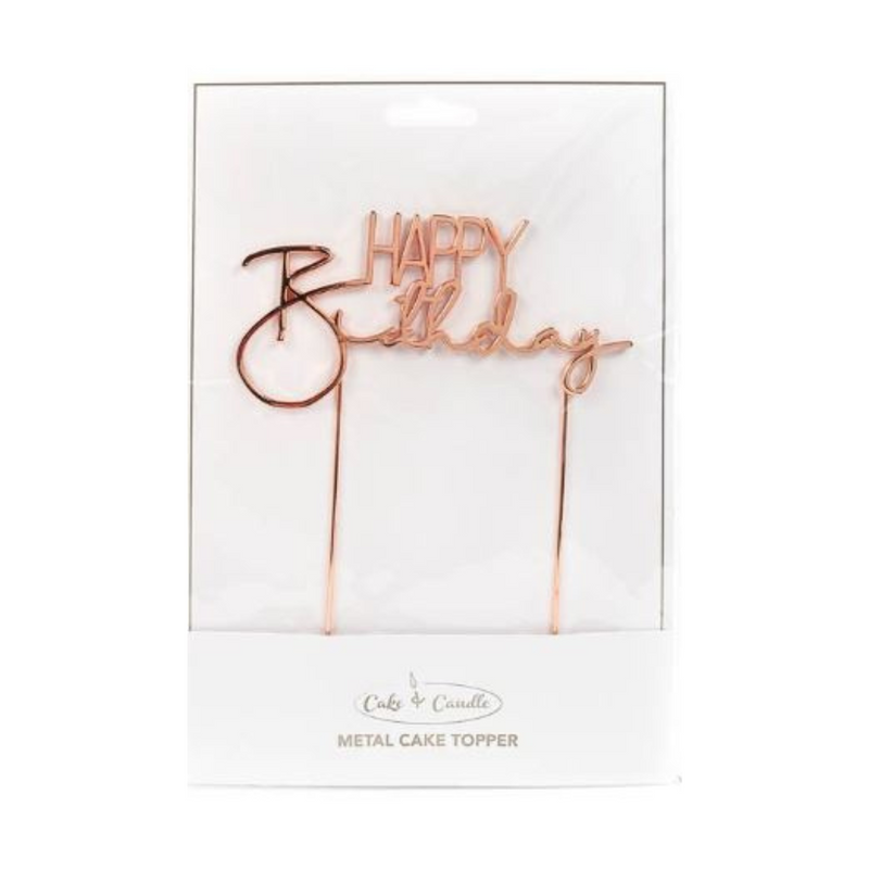 Cake Topper Happy Birthday Cake Topper Metal