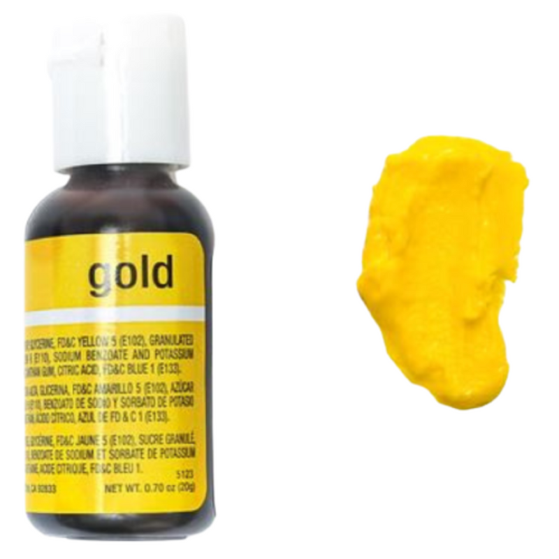 Chefmaster Liqua-Gel - Gold 0.7oz/20g