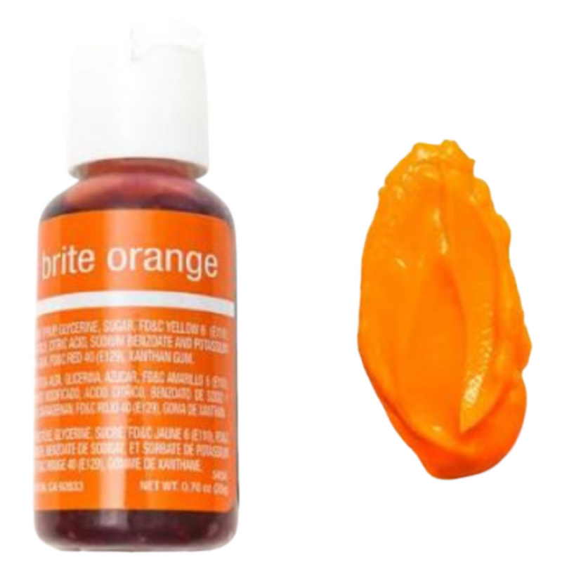 Chefmaster Liqua-Gel - Neon B.Orange 0.7oz/20g
