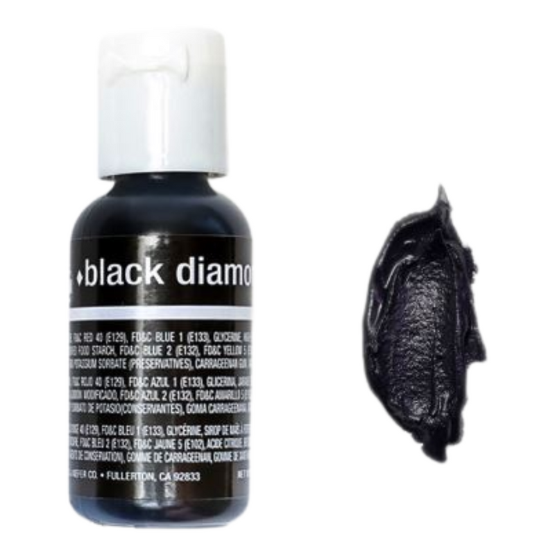 Chefmaster Liqua-Gel - Black Diamond 0.7oz/20g