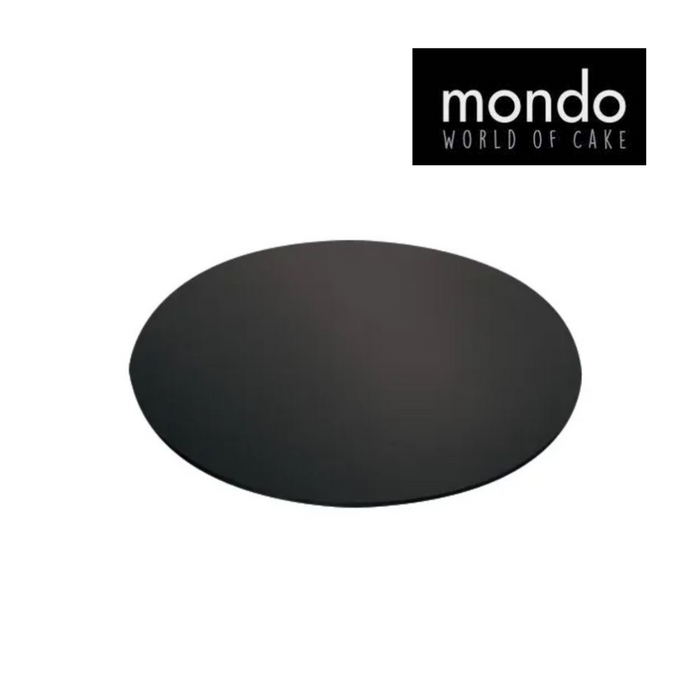 MONDO Cake Board Round - Black 9in 1pc 22.5cm