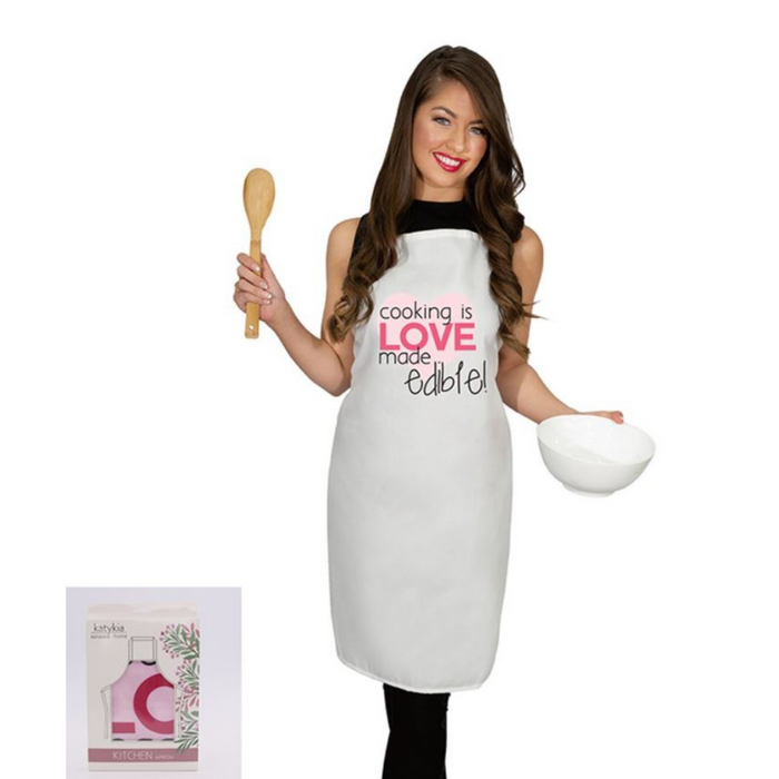 Apron™ Cooking is Love Made Edible Apron