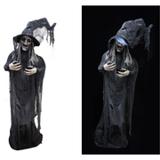 Animated Standing Witch 150cm