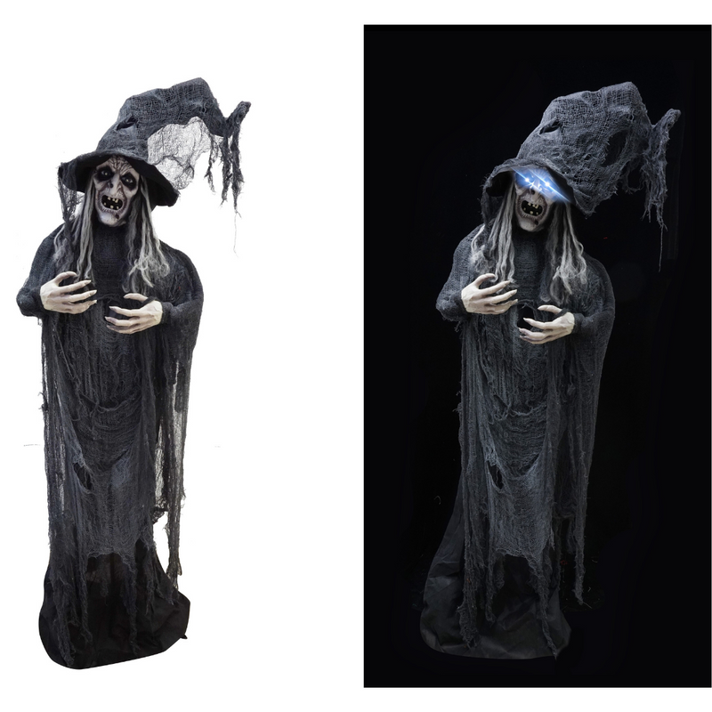 Animated Standing Witch 150cm