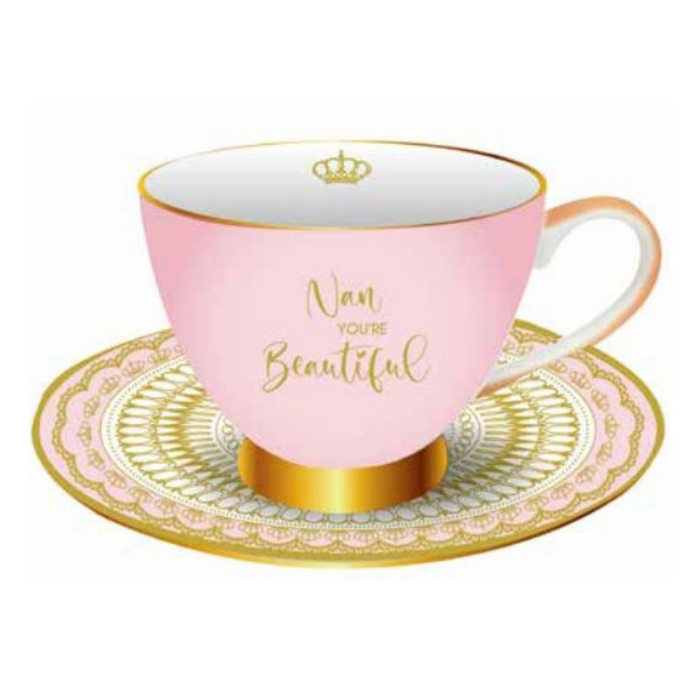 Nan Youre Beautiful Teacup Set Pink