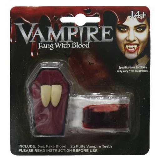Ronis Vampire Fang with Blood